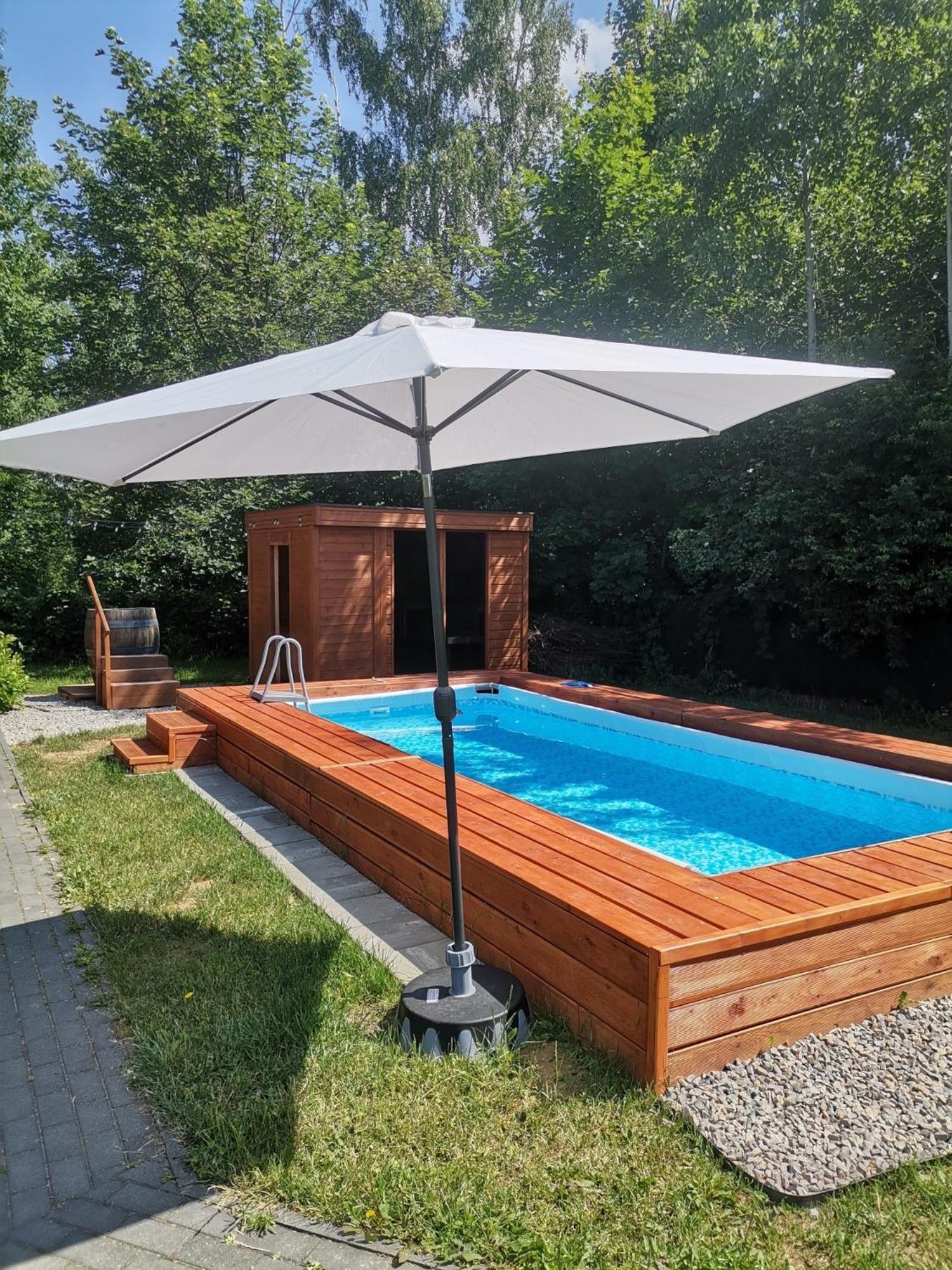 Dziki Zakatek Piskornia Dom Z Sauna Exterior photo